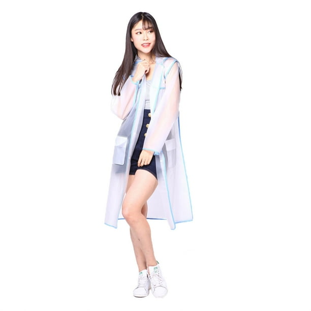 Details about Transparent Clear Eva Hoodie Adult Women Girls Raincoat Waterproof Rainwear Details about Transparent Clear Eva Hoodie Adult Women Girls Raincoat Waterproof Rainwear